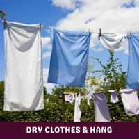 dry clothes & hang