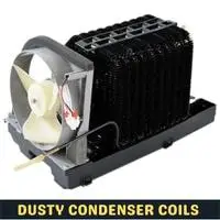dusty condenser coils