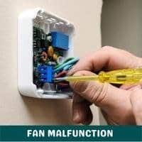 fan malfunction