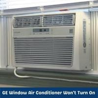 ge window air conditioner won't turn on