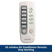 ge window air conditioner remote stop working