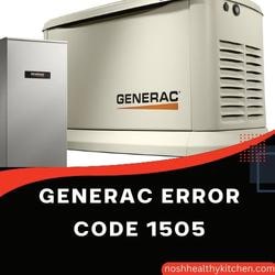 generac error code 1505