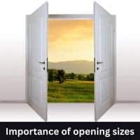 importance of opening sizes