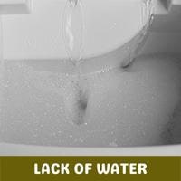 lack of water