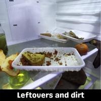 leftovers and dirt