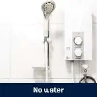 no water
