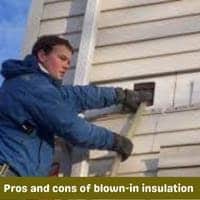 pros and cons of blown in insulation