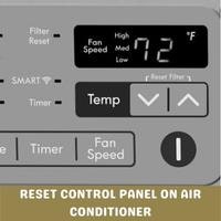 reset control panel on air conditioner