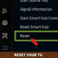 reset your tv
