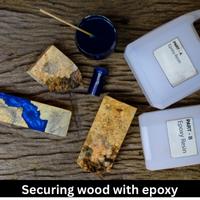 securing wood with epoxy
