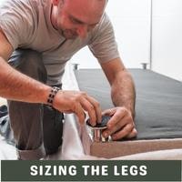 sizing the legs