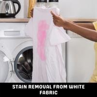 stain removal from white fabric