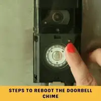 steps to reboot the doorbell chime