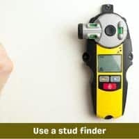 use a stud finder