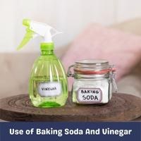 use of baking soda and vinegar