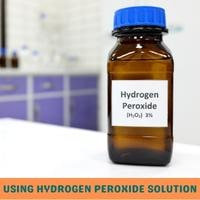 using hydrogen peroxide solution