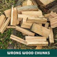 wrong wood chunks