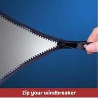 zip your windbreaker