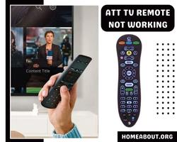 att tv remote not working