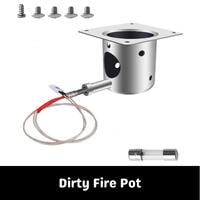 dirty fire pot
