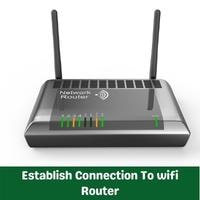 establish connection to wifi router