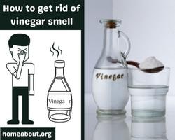 how to get rid of vinegar smell