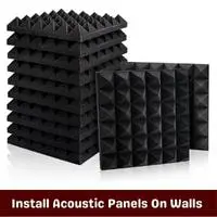 install acoustic panels on walls