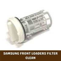 samsung front loaders filter clean