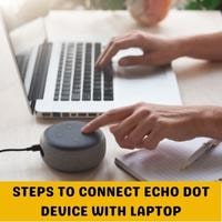 steps to connect echo dot device with laptop