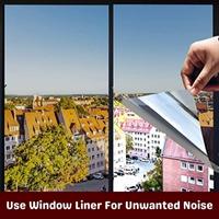 use window liner for unwanted noise