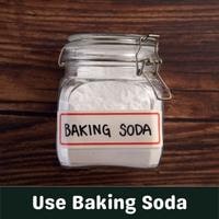 using baking soda