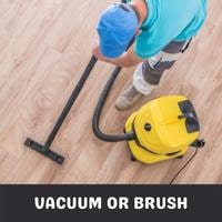vacuum or brush