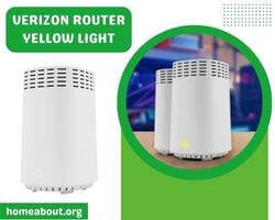 verizon router yellow light