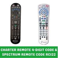 charter remote 4 digit code & spectrum remote code rc122