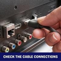 check the cable connections