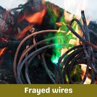 frayed wires