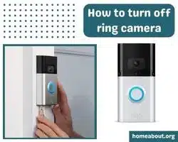 how to turn off ring camera