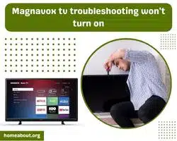 magnavox tv troubleshooting won't turn on