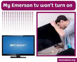 my emerson tv won't turn on