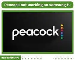 peacock not working on samsung tv