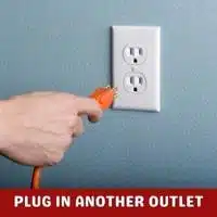 plug in another outlet