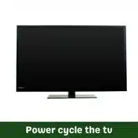 power cycle the tv
