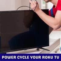 power cycle your roku tv