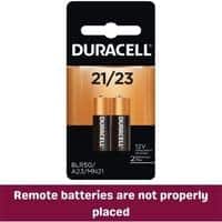 remote batteries are not properly placed