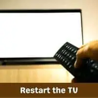 restart the tv