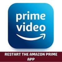 restart the amazon prime app