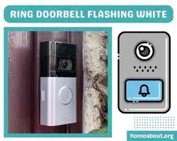 ring doorbell flashing white