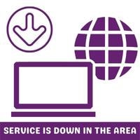 service is down in the area
