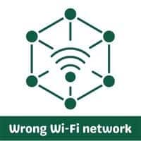 wrong wi fi network