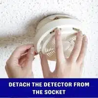 detach the detector from the socket